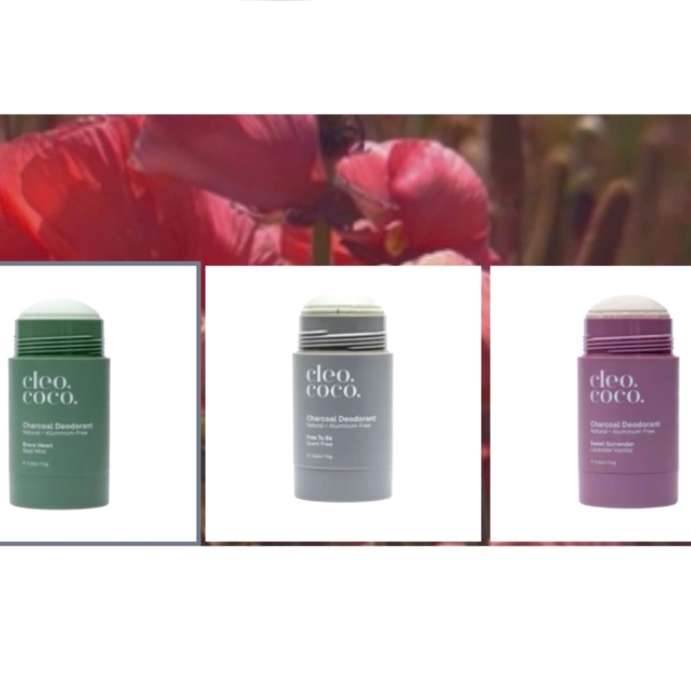 CLEO. COCO Bundle (3) Extra Strength Deodorant 2.5 oz Each Full Size